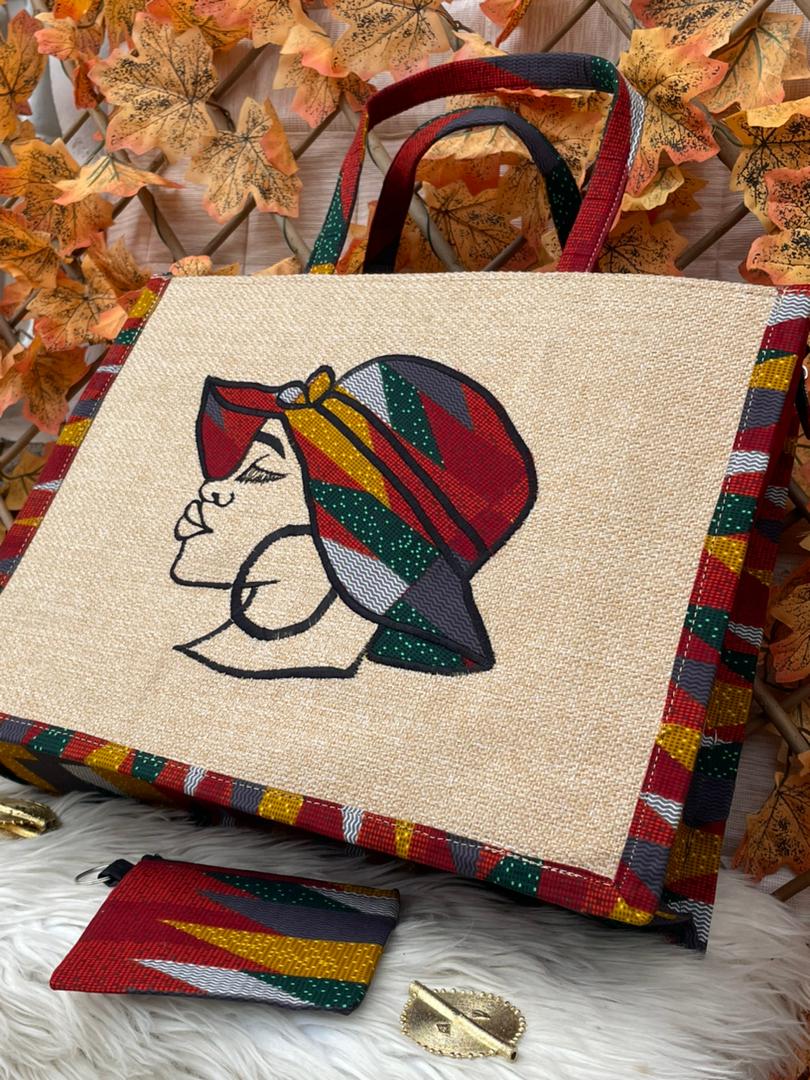 The Queen's Profile Tote